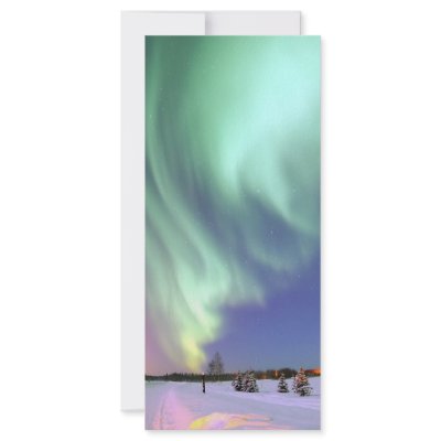 Aurora Borealis Personalized Rack Card by GPArkive