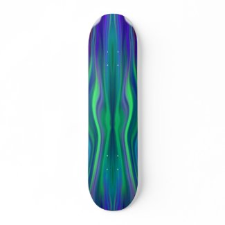 Aurora Borealis skateboard