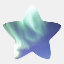 Aurora Borealis Star Stickers