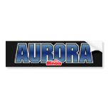 Aurora Bumper Bumper Sticker