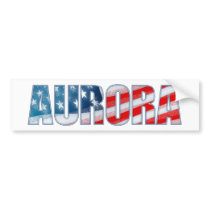 Aurora bumper stickers by tshirtsandetc Aurora bumper stickers