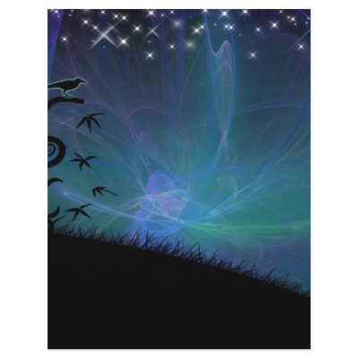 Aurora Dream Watcher Personalized Letterhead by Sleepless_Shadowman