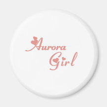 Aurora Girl tee shirts Magnets