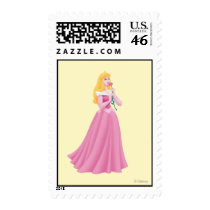 Aurora Holding Flower Postage Stamps
