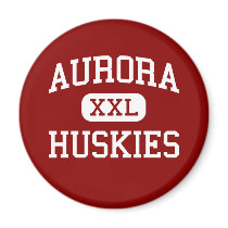 Aurora - Huskies - Junior - Aurora Nebraska magnets