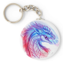 Aurora Ice dragon Keychain
