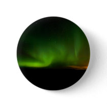 Aurora in Reykjanes Peninsula #2 Buttons