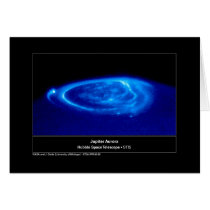 Aurora on Jupiter Hubble Telescope cards
