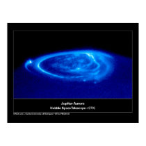 Aurora on Jupiter Hubble Telescope posters