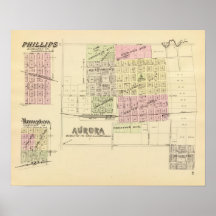 Aurora, Phillips, an Hampton, Nebraska Posters