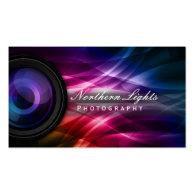 Aurora Photographer business card