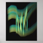 Aurora with spikes poster