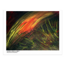 Auroral Emerald Night - Post Card