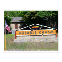 AuSable Chasm Post Card