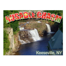 AuSable Chasm Postcard