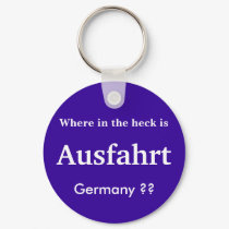 Ausfahrt Germany KeyChain