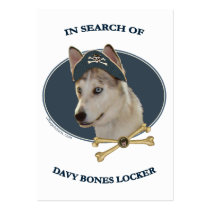 Ausky Dog Davy Bones Business Cards