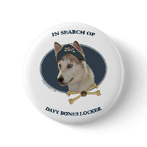 Ausky Dog Davy Bones Pinback Button