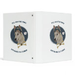 Ausky Dog Poker Pirate Vinyl Binder