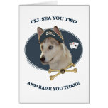 Ausky Dog Poker Pirate Cards
