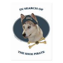 Ausky Dog Shoe Pirate Business Card Templates