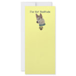 Ausky Dog with Baditude Custom Rack Card