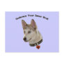 Ausky Inner Brat Dog Postcard