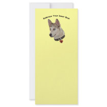 Ausky Inner Brat Dog Personalized Rack Card