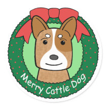 Ausralian Cattle Dog stickers