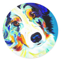 Aussie #2 round stickers