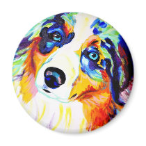 Aussie #3 refrigerator magnet