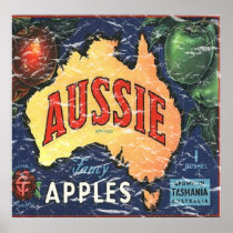 Aussie Apples- distressed