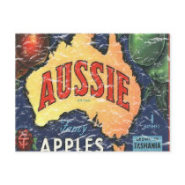 Aussie Apples postcards by vintageurban Aussie Apples postcards