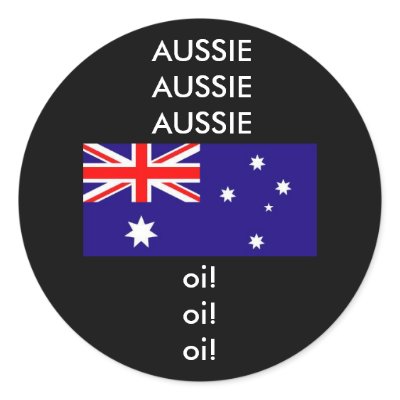 Aussie Aussie Aussie Sport Chant Sticker by mjaussie
