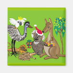 Aussie Christmas Fridge Magnet