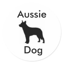 Aussie Dog stickers