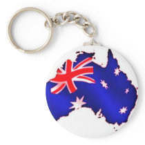 aussie flag keychain