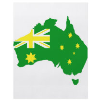 Aussie Flag Map Flyer