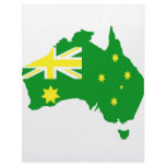 Aussie Flag Map Letterhead Design