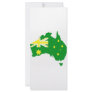 Aussie Flag Map Rack Card Design
