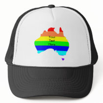 Aussie Gay Pride Hats