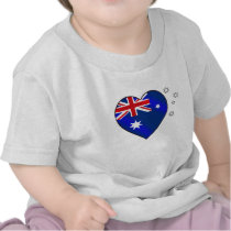 Aussie heart of Australia Aussie Oi Love Shirt
