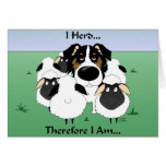 Aussie - I Herd Therefore I Am Card