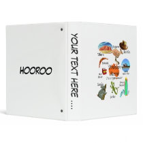 Aussie Icons Vinyl Binders