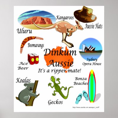 Aussie icons, posters by super_cool