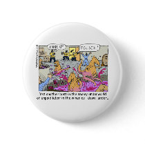 Aussie Kangaroo Wineries Funny Gifts & Tees Button