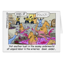 Aussie Kangaroo Wineries Funny Gifts & Tees cards by beardiethor123 Aussie Kangaroo Wineries Funny Gifts & Tees cards