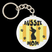 Aussie Mom Keychain keychains