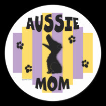 Aussie Mom Stickers stickers