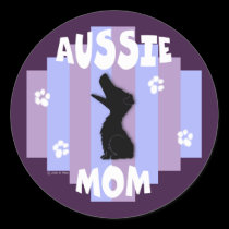 Aussie Mom Stickers stickers
